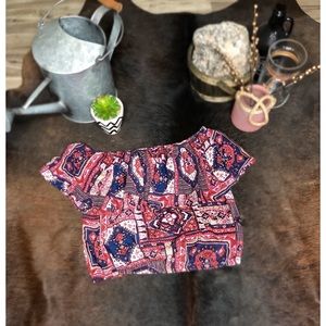 Off the shoulder Blouse.